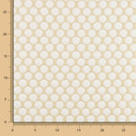 Kinder Jacquard Polka Dots Beige - Ribes y Casals