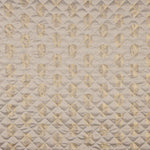 Gesteppte Jacquard-Steppdecke Totenköpfe Gold - Ribes y Casals