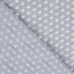 Kinder Steppdecke Jacquard Blue Denim Star Quilt - Ribes y Casals