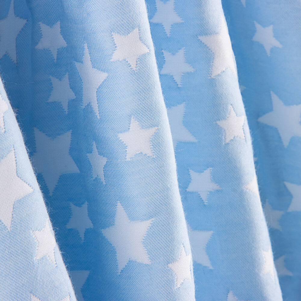 Kinder Jacquard Sterne Blau - Ribes y Casals