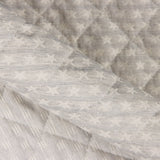 Kinder-Steppdecke Jacquard-Quilt Star Grey - Ribes y Casals