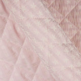 Gesteppte Jacquard-Steppdecke für Kinder mit rosa Sternen - Ribes y Casals