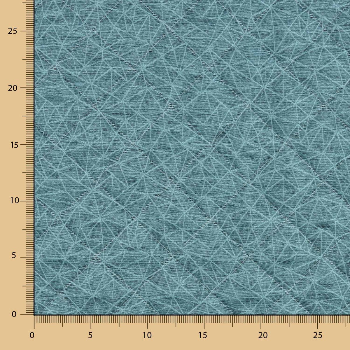 Gesteppte Jacquard-Steppdecke Water Green - Ribes y Casals