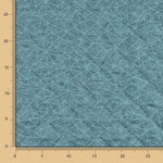 Gesteppte Jacquard-Steppdecke Water Green - Ribes y Casals