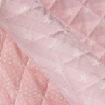 Kinder-Quilt Jacquard-Steppdecke Plumeti Baby Pink - Ribes y Casals