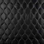 Gepolstertes geometrisches Lackleder Schwarz - Ribes y Casals
