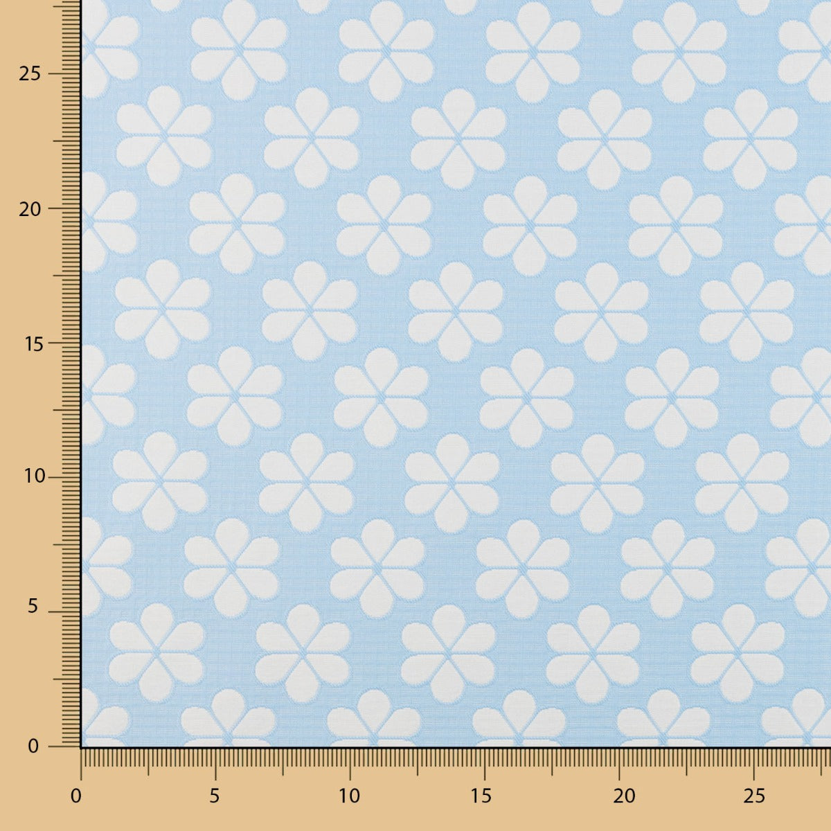Kinder Jacquard Gänseblümchen Blau - Ribes y Casals