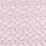Gesteppte Piqué-Baumwolle Sky Pink - Ribes y Casals