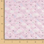 Gesteppte Piqué-Baumwolle Sky Pink - Ribes y Casals