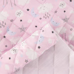 Gesteppte Piqué-Baumwolle Sky Pink - Ribes y Casals