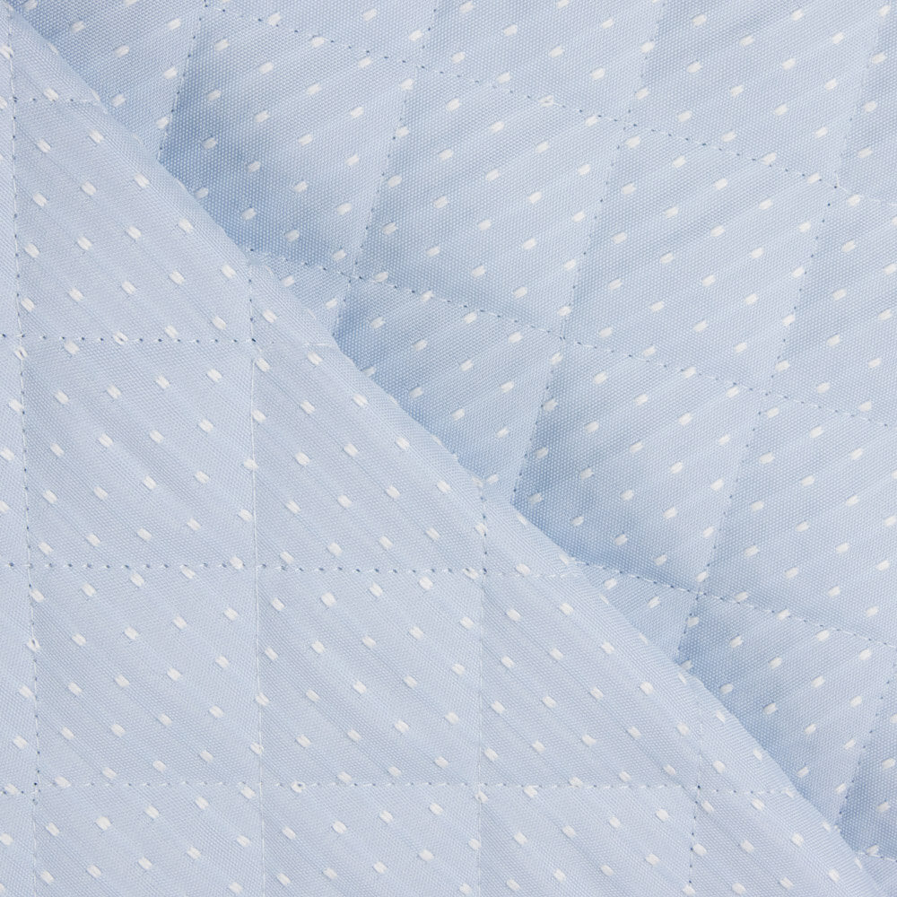Kinder-Quilt Jacquard-Quilt Plumeti Sky - Ribes y Casals