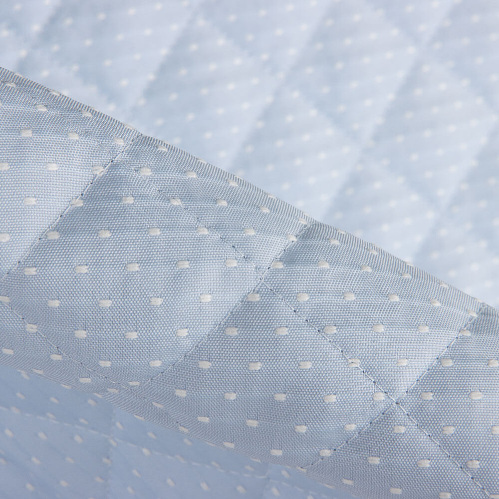 Kinder-Quilt Jacquard-Quilt Plumeti Sky - Ribes y Casals