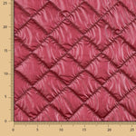 Gesteppter rot-karierter Twill - Ribes y Casals