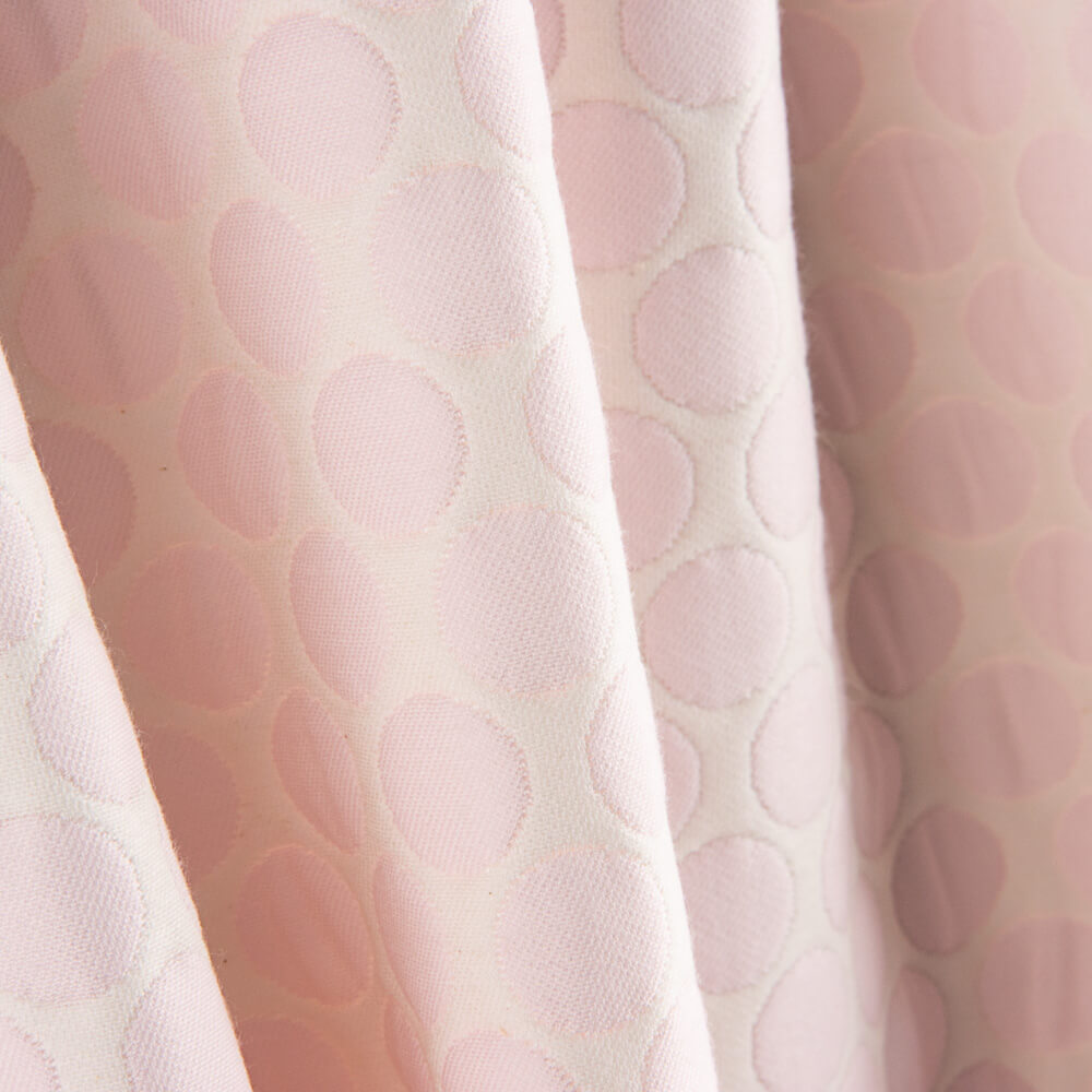 Kinder Jacquard Polka Dots Rosa - Ribes y Casals