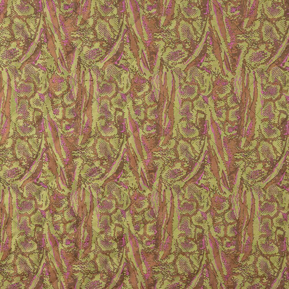 Gesteppte Jacquard-Steppdecke Grün - Ribes y Casals