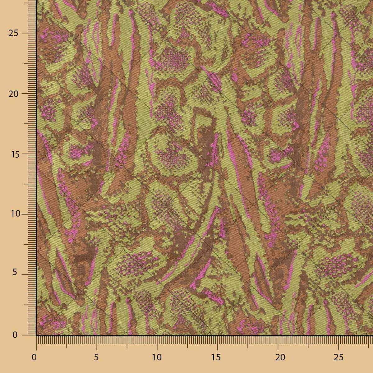 Gesteppte Jacquard-Steppdecke Grün - Ribes y Casals