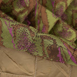 Gesteppte Jacquard-Steppdecke Grün - Ribes y Casals