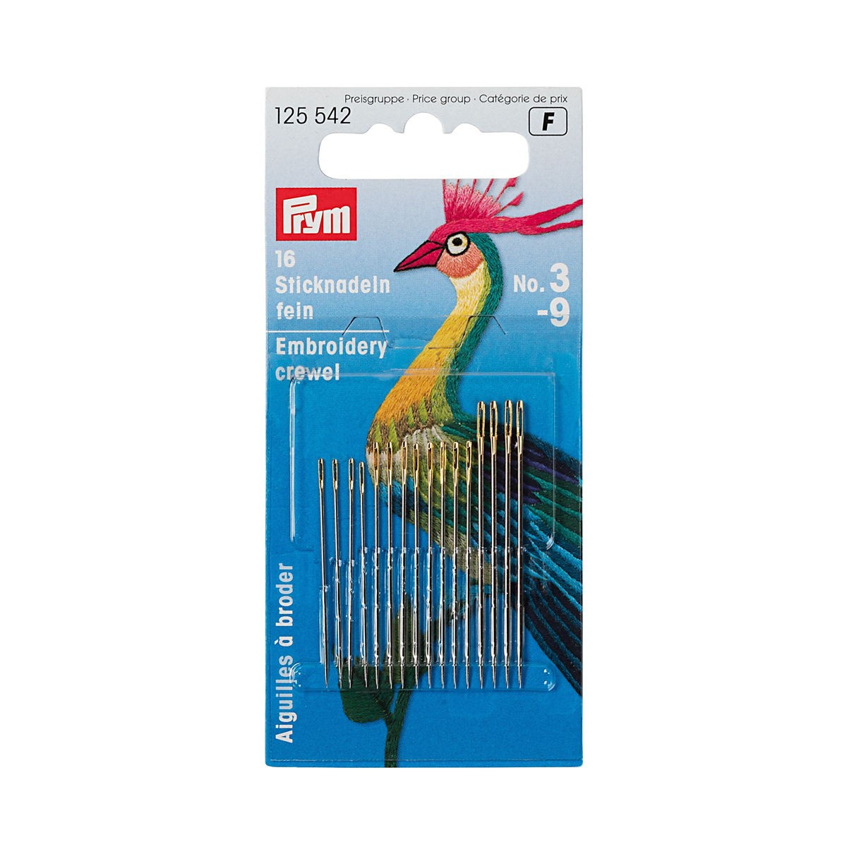 Stickereinadeln Prym 3-9 - Ribes y Casals
