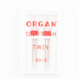 Nadeln Orgel Twin nº80 Pack 2 Einheiten - Ribes y Casals
