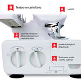 Alfa Style Plus 8708 Overlock Overlock Overlockmaschine - Ribes y Casals