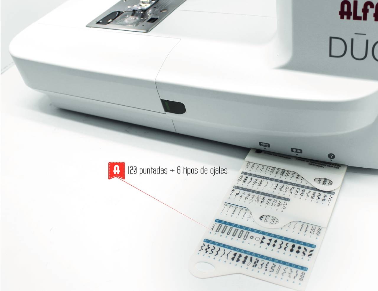 Alfa Duo WiFi Näh- und Stickmaschine - Ribes y Casals