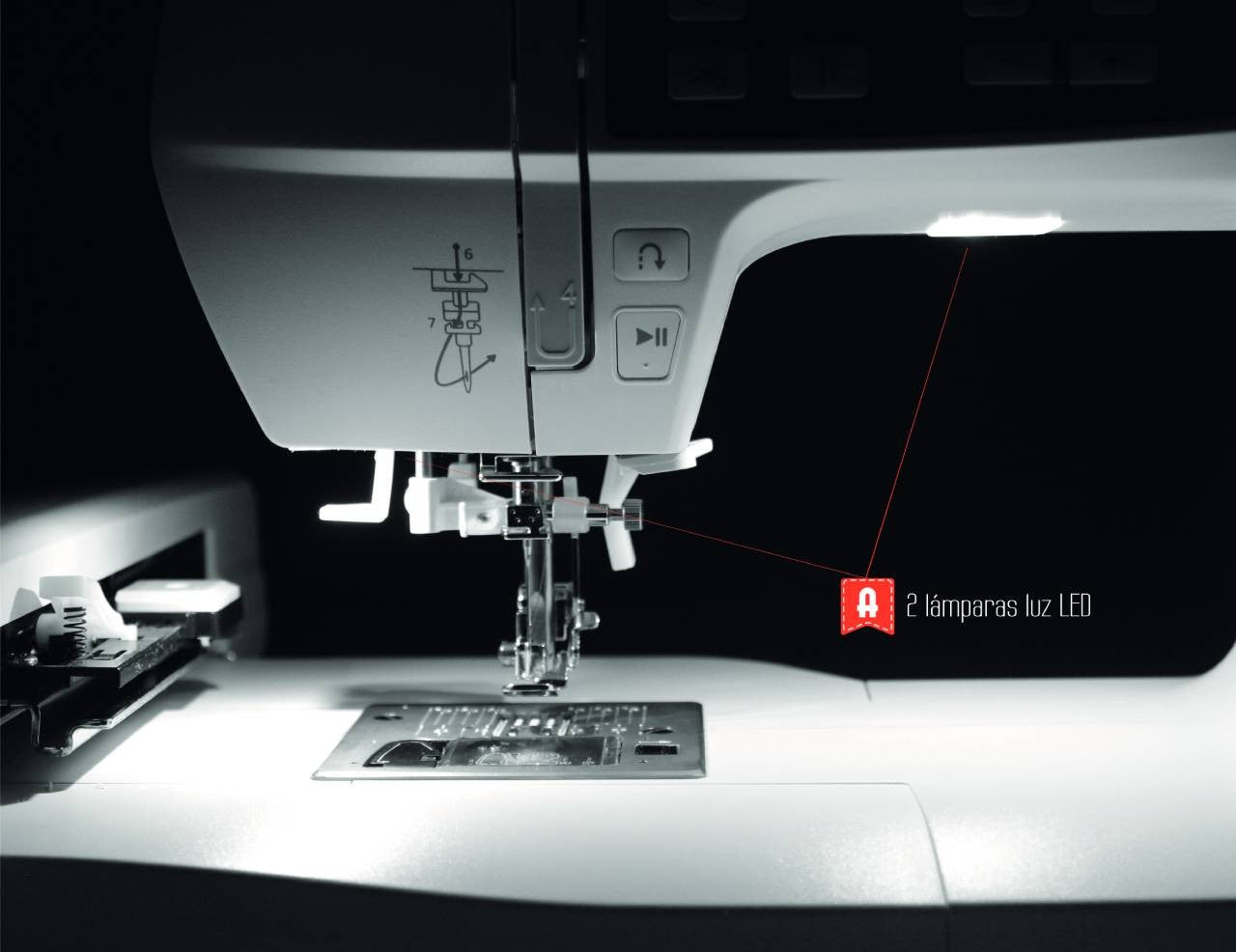 Alfa Duo WiFi Näh- und Stickmaschine - Ribes y Casals