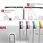 Alfa Style 8707 Overlock Überwendlichmaschine - Ribes y Casals