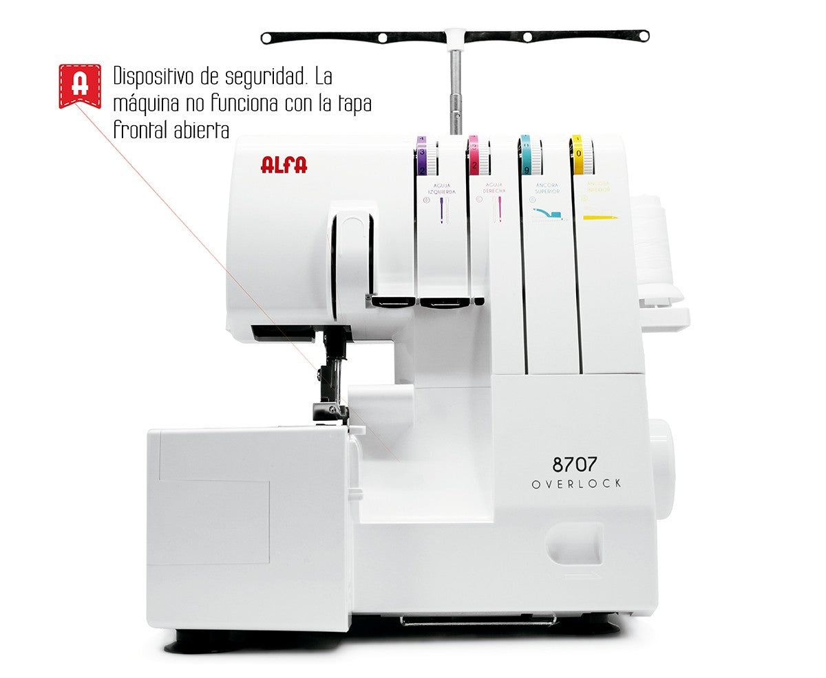 Alfa Style 8707 Overlock Überwendlichmaschine - Ribes y Casals