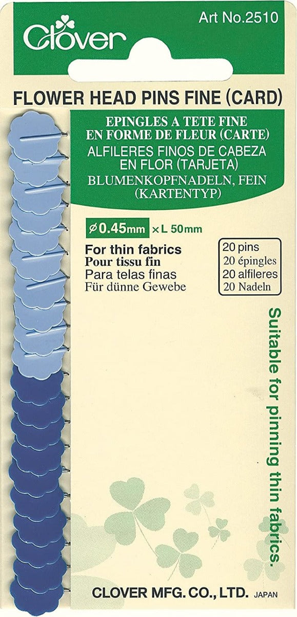 Blaue Kleeblume Kopfnadel - Ribes y Casals