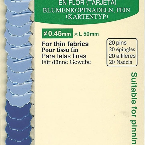 Blaue Kleeblume Kopfnadel - Ribes y Casals