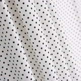 Popeline Baumwolle Baumwolle Popeline mit Ecru Polka Dots - Ribes y Casals
