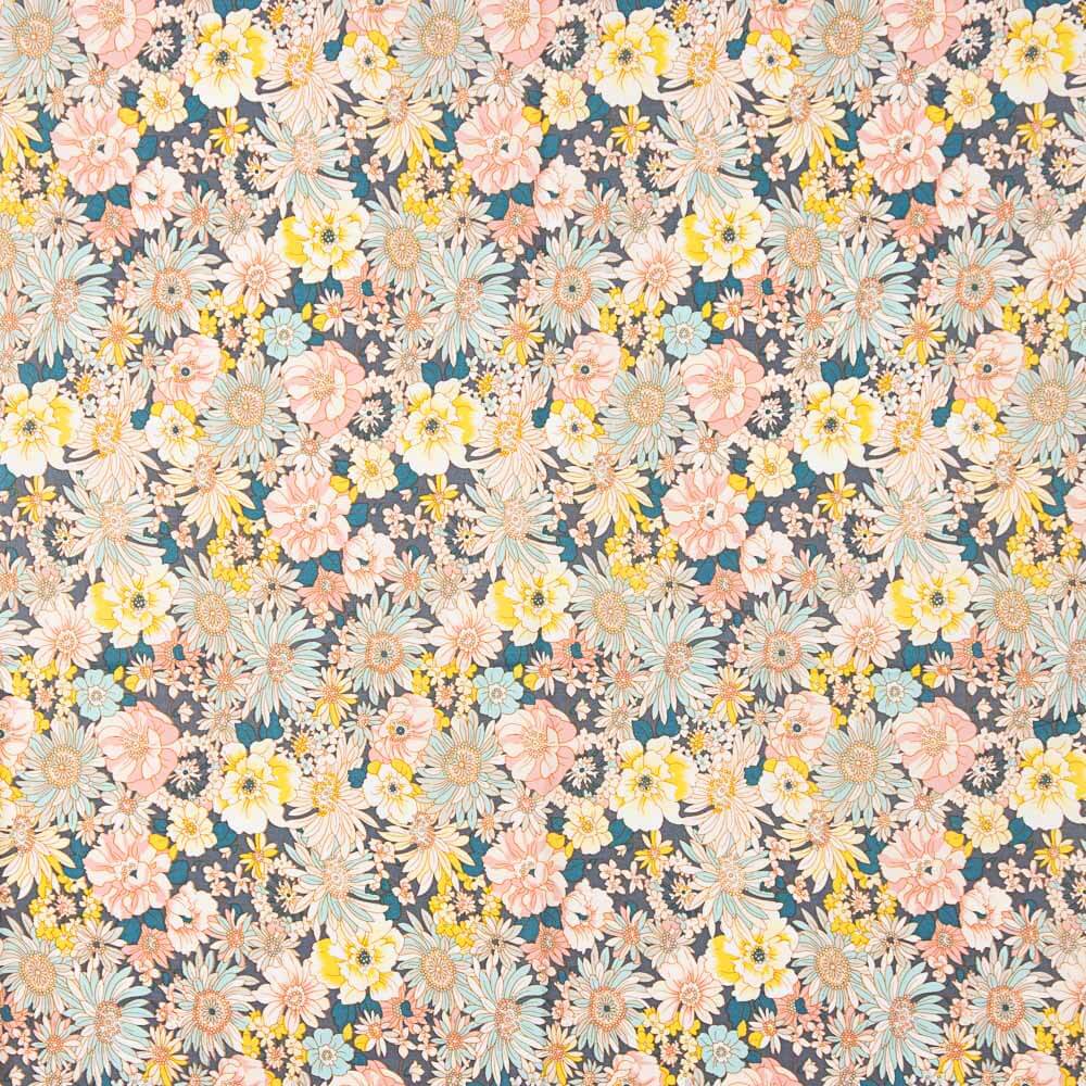 Baumwoll-Popeline Wild Flower Pink - Ribes y Casals