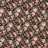 Cretonne Classic Baumwolle Popeline Schwarz - Ribes y Casals