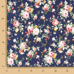 Popeline Baumwolle Mini Cretonne Classic Navy - Ribes y Casals