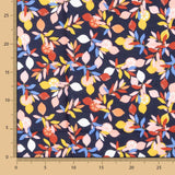 Baumwollpopeline Lemon Cotton Navy - Ribes y Casals