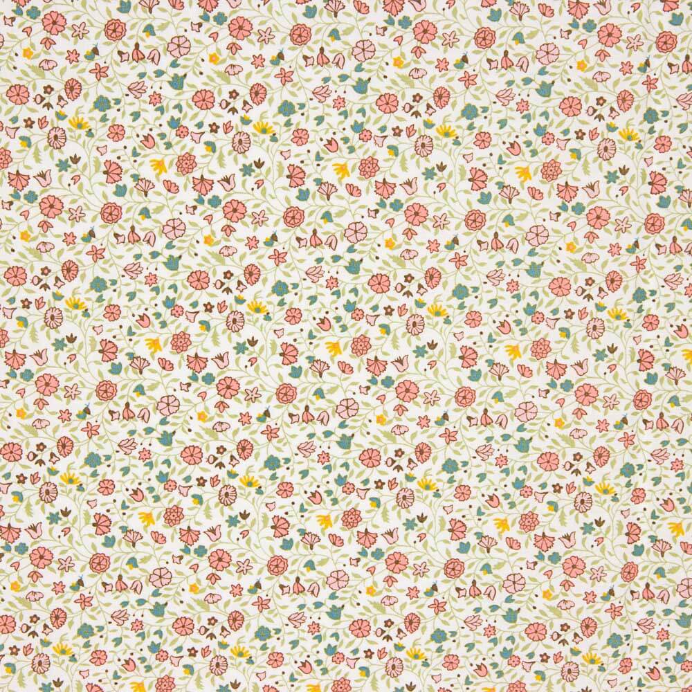 Popeline Baumwolle Vija Ecru - Ribes y Casals
