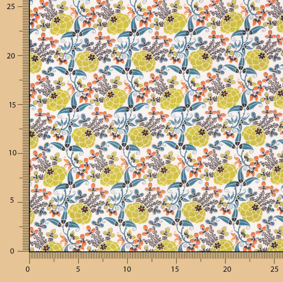 Supima Druck Baumwolle Popeline 13 - Ribes y Casals