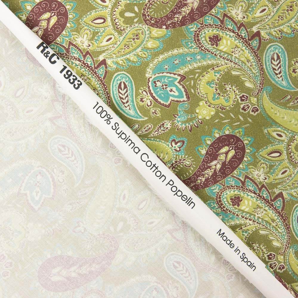 Supima Druck Baumwolle Popeline 18 - Ribes y Casals