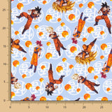 Dragon Ball Blau Baumwolle - Ribes y Casals