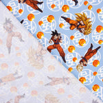 Dragon Ball Blau Baumwolle - Ribes y Casals