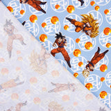 Dragon Ball Blau Baumwolle - Ribes y Casals