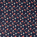 Navy Christmas Rocker Baumwolle - Ribes y Casals