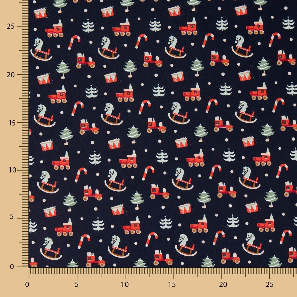 Navy Christmas Rocker Baumwolle - Ribes y Casals