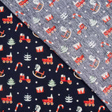Navy Christmas Rocker Baumwolle - Ribes y Casals
