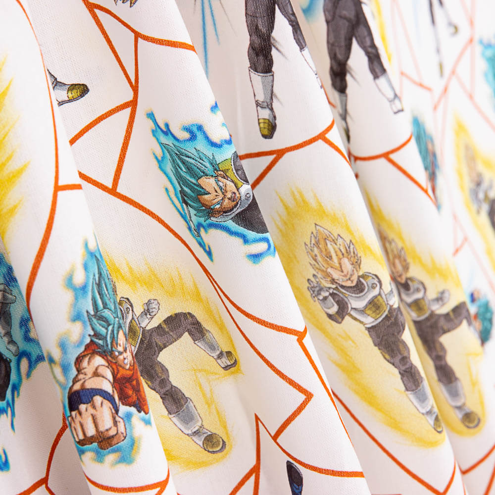 Dragon Ball Baumwolle Weiß - Ribes y Casals