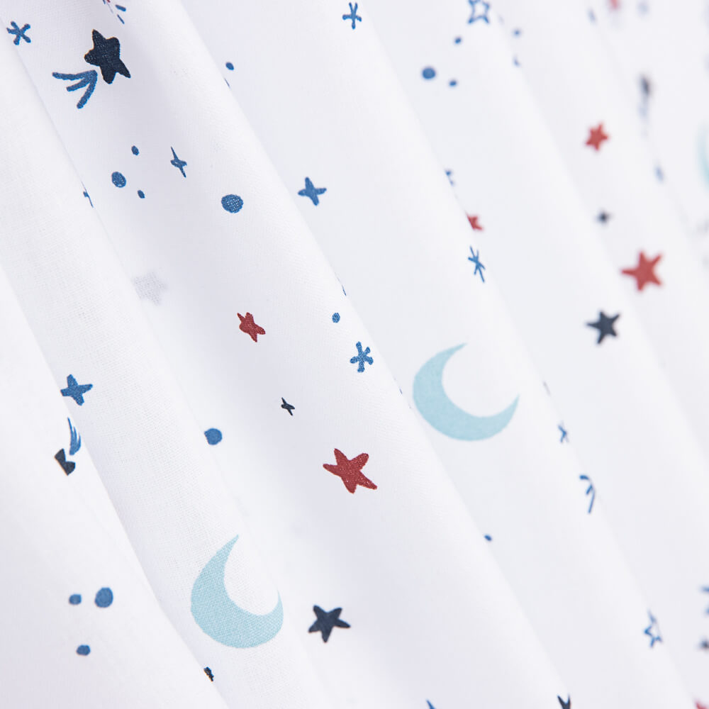 Oeko-Tex® Konstellation Blaue Popeline - Ribes y Casals