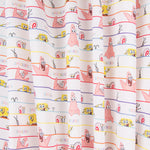 Baumwolle Spongebob Schwammkopf Rosa Streifen - Ribes y Casals