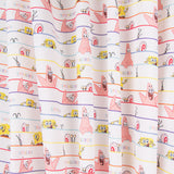 Baumwolle Spongebob Schwammkopf Rosa Streifen - Ribes y Casals