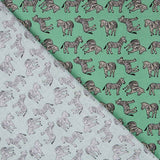 Zebra Baumwolle Grün - Ribes y Casals