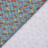 Patchwork Dark Vichy Cherry Baumwolle - Ribes y Casals